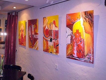 Ausstellung im Café Kanne